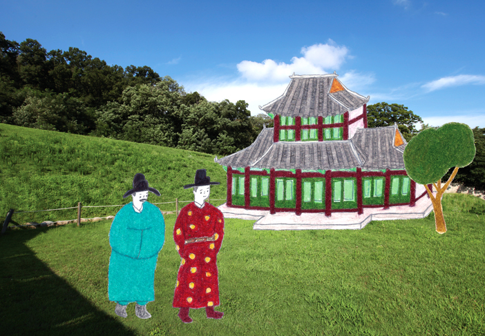 (Incheon) Cung điện Hoàng gia Goryeo ngập tràn hoa mẫu đơn