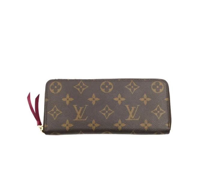 [LUXURY BRAND] Louis Vuitton Clemence Wallet Monogram Fuchsia