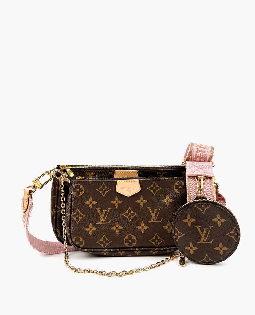 [LUXURY BRAND] LV Multi Pochette Accessoires Monogram Light Pink