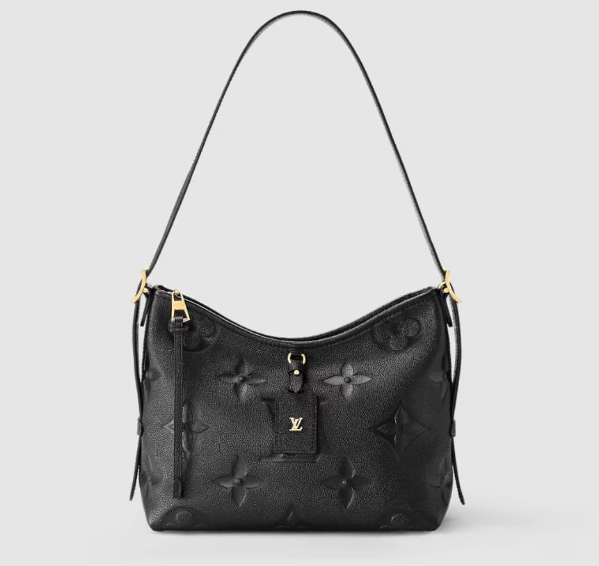 [LUXURY BRAND] LV Carryall PM Monogram Empreinte Leather Black