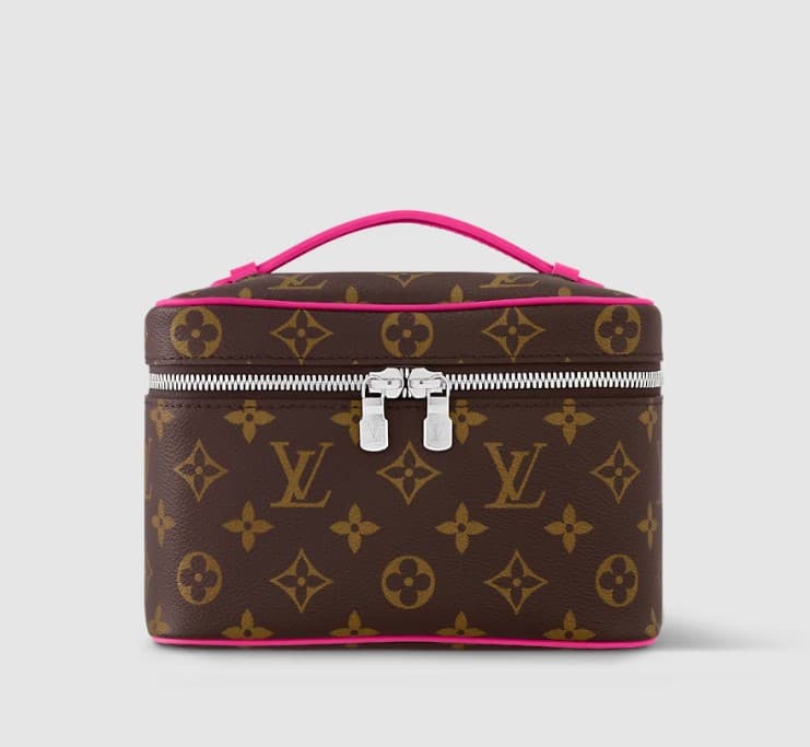 [LUXURY BRAND] LV Nice Mini Monogram Macassar Fuchsia