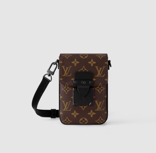 [LUXURY BRAND] LV S-Lock Vertical Wearable Wallet Monogram Black