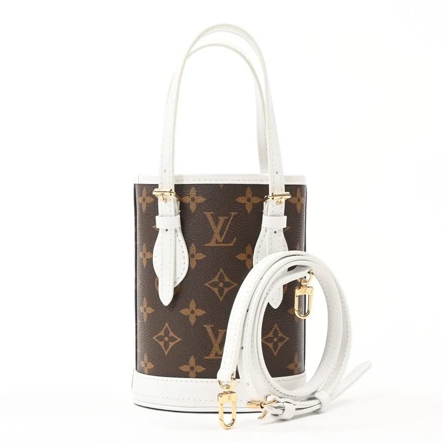 [LUXURY BRAND] LV Nano Bucket Bag White
