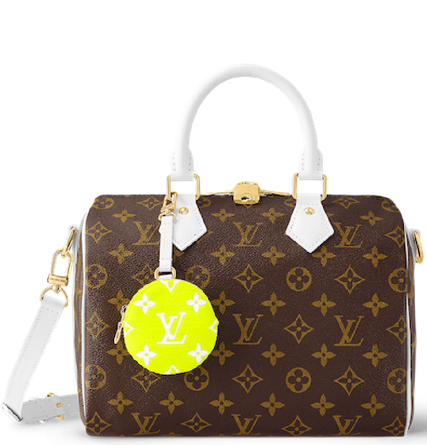 [LUXURY BRAND] LV Speedy Bandouliere 25 Monogram White