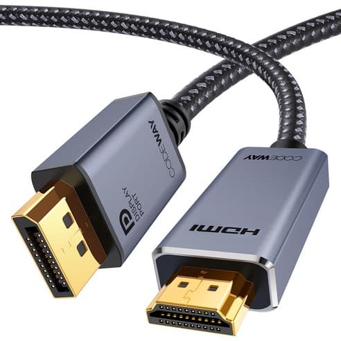 코드웨이 DP to HDMI 케이블