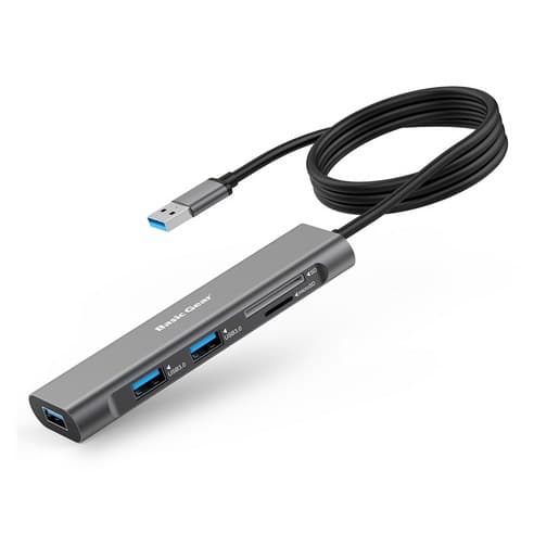 베이직기어 USB 3.0 5 in 1 멀티허브 BG-UH3