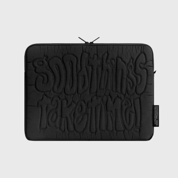 GOOD THINGS TAKE TIME-BLACK(NOTEBOOK POUCH)