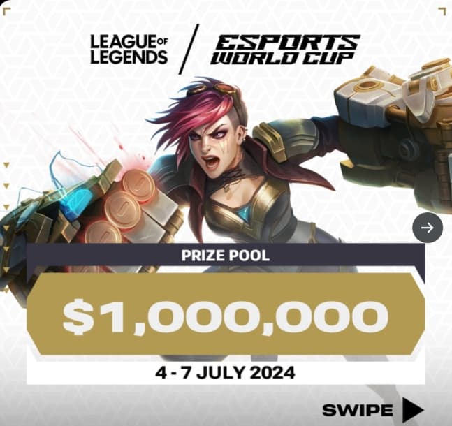 eSports World Cup: Đội vô địch LoL nhận 550 triệu won