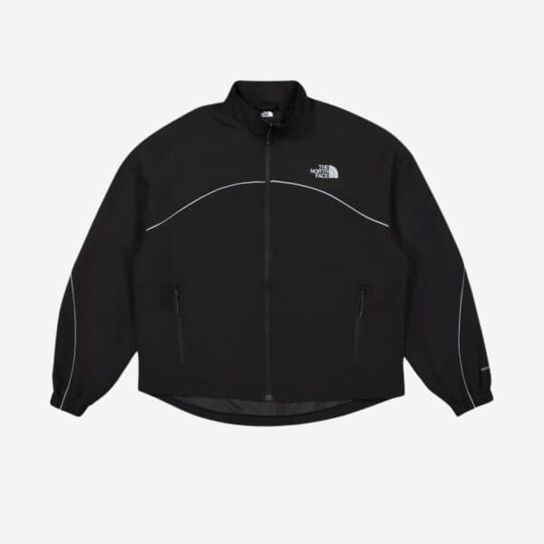 (W) The North Face Tek Piping Wind Jacket TNF Black