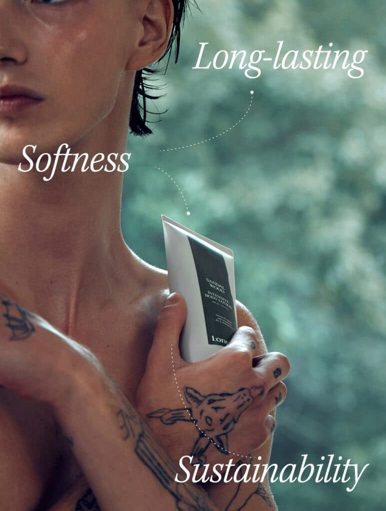 Long Take Sandal Wood &#8211; Đắm Chìm Trong Gỗ Đàn Hương Ấm Áp Với Bộ Đôi Sữa Tắm &#8211; Lotion tinh tế