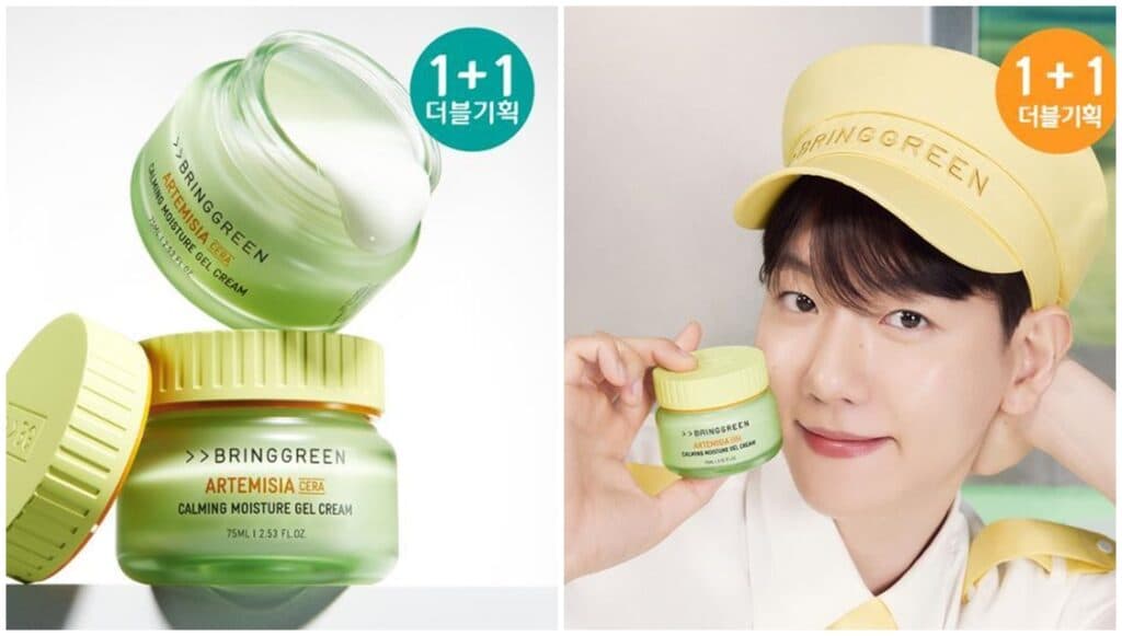 Kem Dưỡng Cấp Ẩm Artemisia Calming Water Cream Từ Thương Hiệu Thuần Chay Bring Green