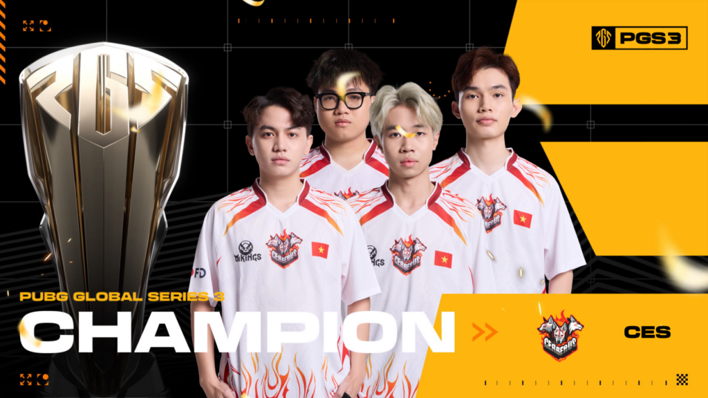 CERBERUS Esports, vô địch ‘PGS 3’… ‘PGS 4’ sẽ được tổ chức sau một tuần