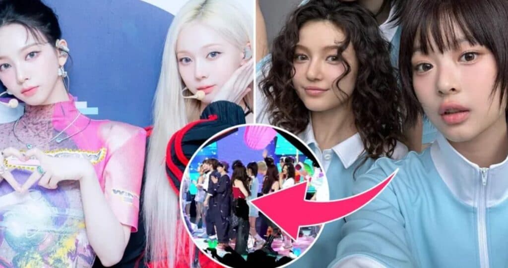 Hành Động Dễ Thương Của NewJeans & Aespa Trên Sân Khấu Inkigayo