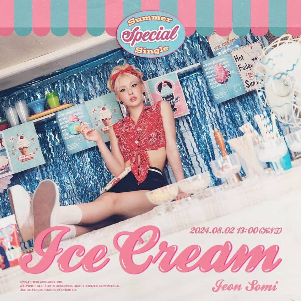 Jeon Somi cùng sự trở lại đầy mong đợi với “Ice Cream”