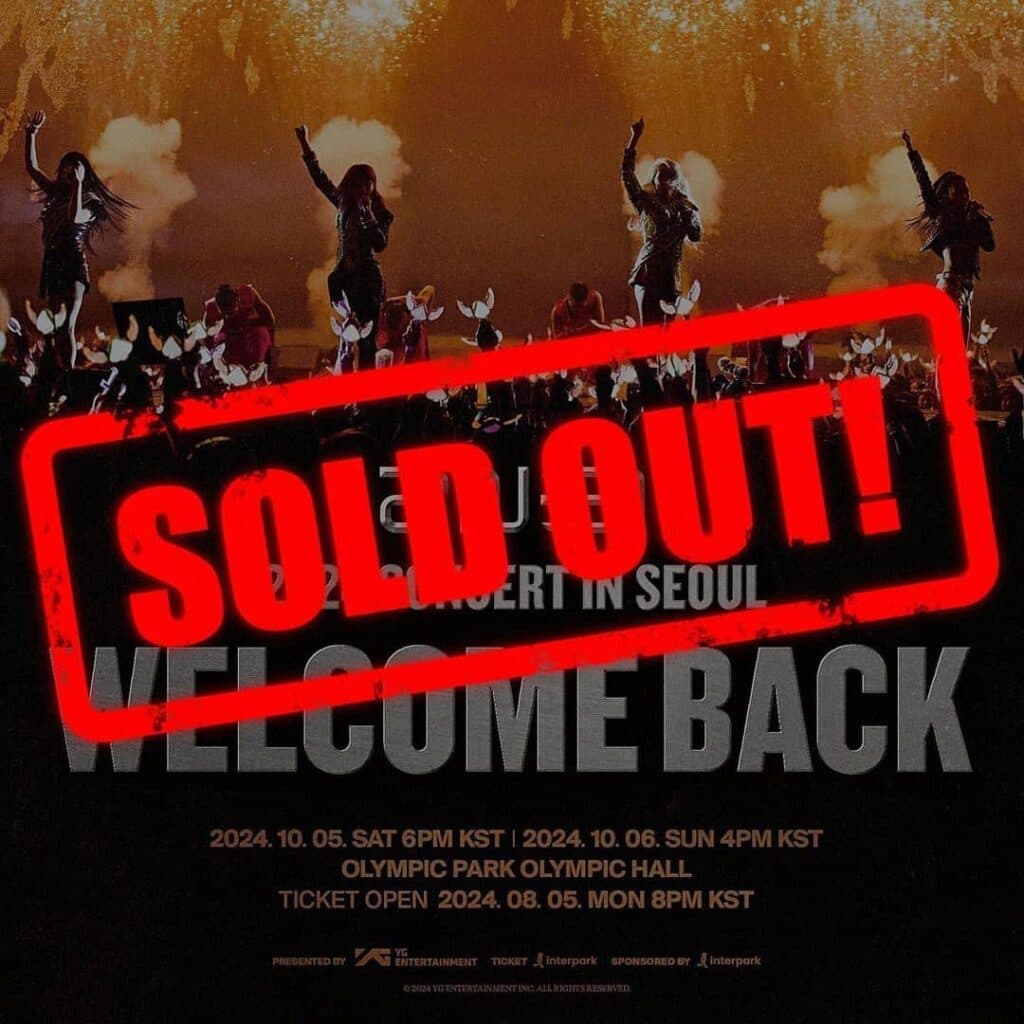 Concert comeback của 2NE1 “cháy” 400.000 vé trong tích tắc