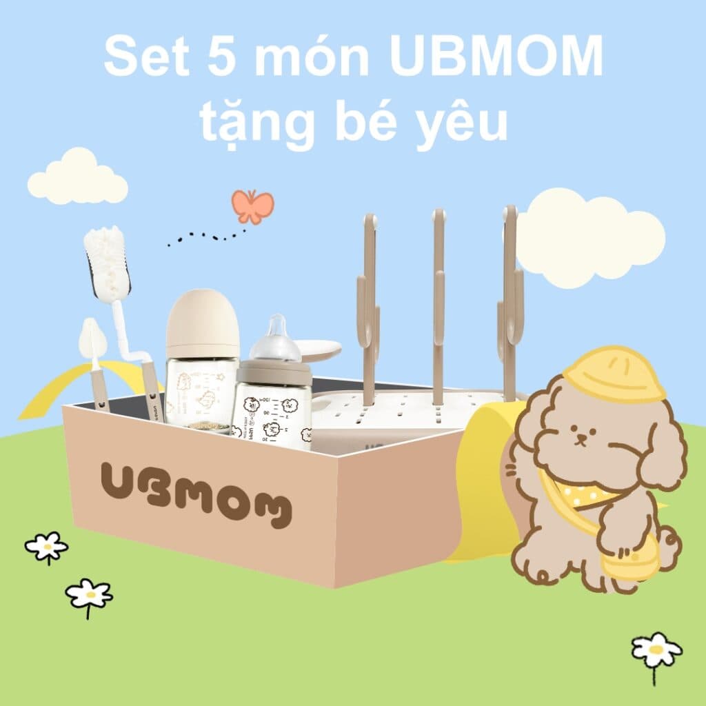 Bình Sữa UBMom Cho Bé Yêu Ăn Ngon, Mẹ Bỉm An Tâm!