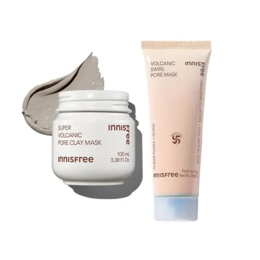“Bộ Đôi” Mặt Nạ Đất Sét Volcanic: Giải Pháp Hoàn Hảo Cho Lỗ Chân Lông