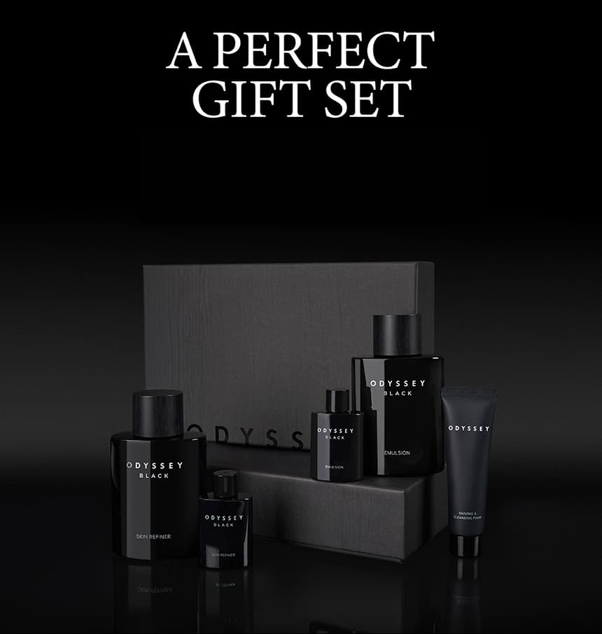 Bộ Đôi Hoàn Hảo Odyssey Black Refiner & Emulsion: Nền Tảng Chăm Da Đỉnh Cao Cho Phái Mạnh