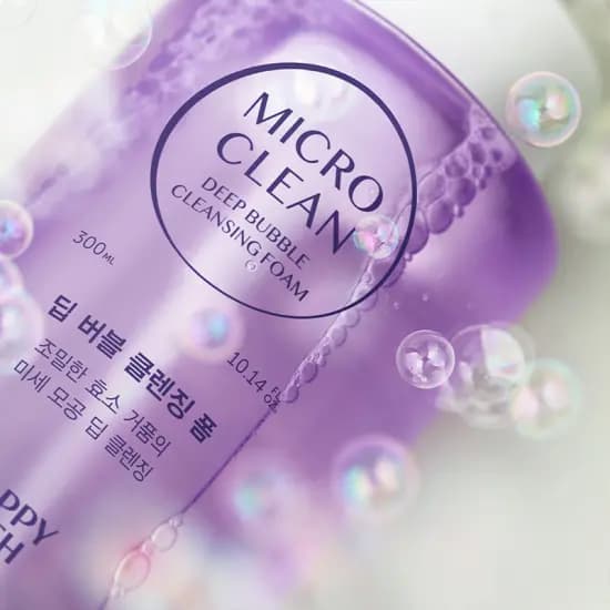Happy Bath Micro Clean Deep Bubble Face Cleansing Foam – Bọt Biển Siêu Nhỏ, “Đánh Bay” Bụi Bẩn, Cho Da Sạch Mịn Tinh Khiết!