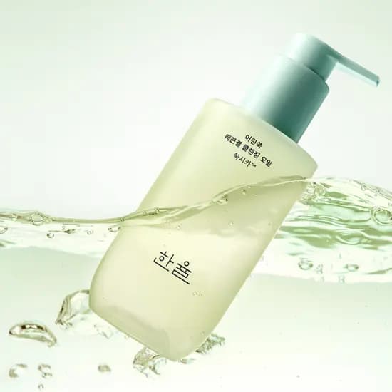HANYUL Pure Artemisia Calming Cleansing Oil Gột Rửa Nhẹ Nhàng, Vỗ Về Làn Da Nhạy Cảm Với Chiết Xuất Ngải Cứu Tinh Khiết