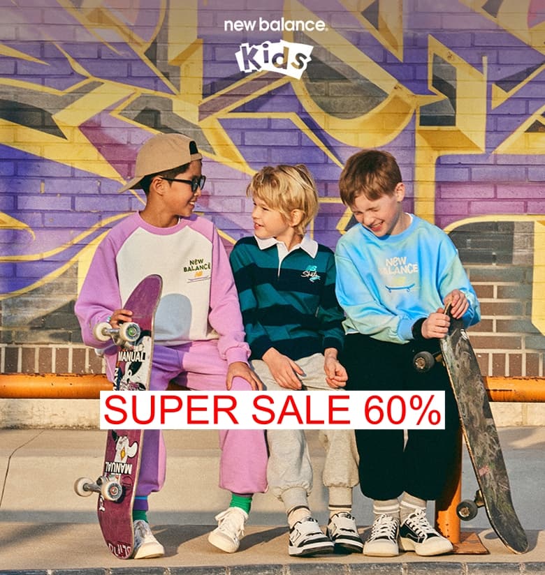 NEW BALANCE KIDS PRE-WEEK: BÙNG NỔ ƯU ĐÃI LÊN ĐẾN 60% CHO BÉ
