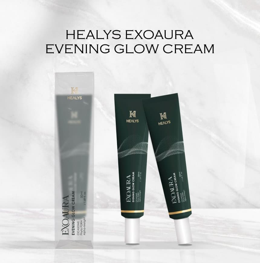 HEALYS EXOAURA EVENING GLOW CREAM – VẺ ĐẸP RẠNG RỠ MỖI SÁNG