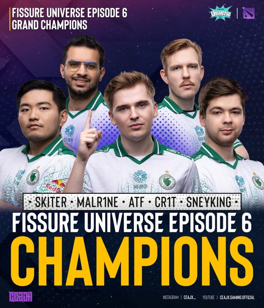 FISSURE UNIVERSE EPISODE 6: TEAM FALCONS ĐÁNH BẠI TEAM SPIRIT, GIÀNH CHỨC VÔ ĐỊCH