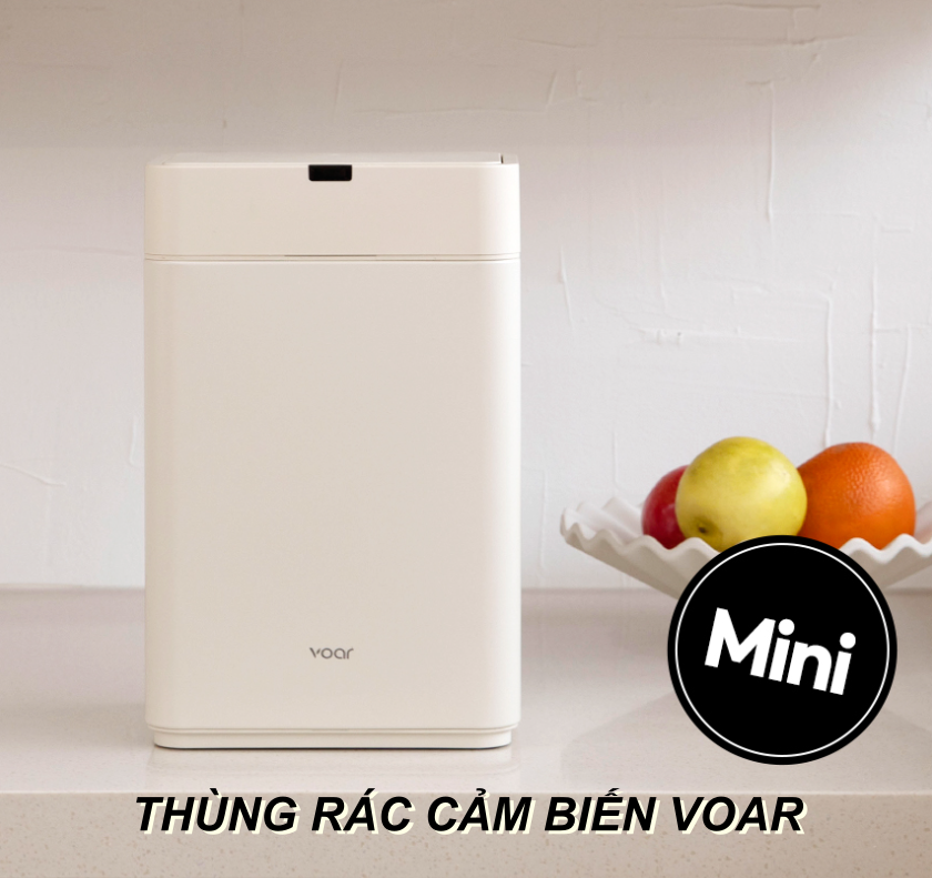 VOAR COMPLETE 10L – THÙNG RÁC CẢM BIẾN TỰ ĐỘNG NÂNG TẦM KHÔNG GIAN SỐNG